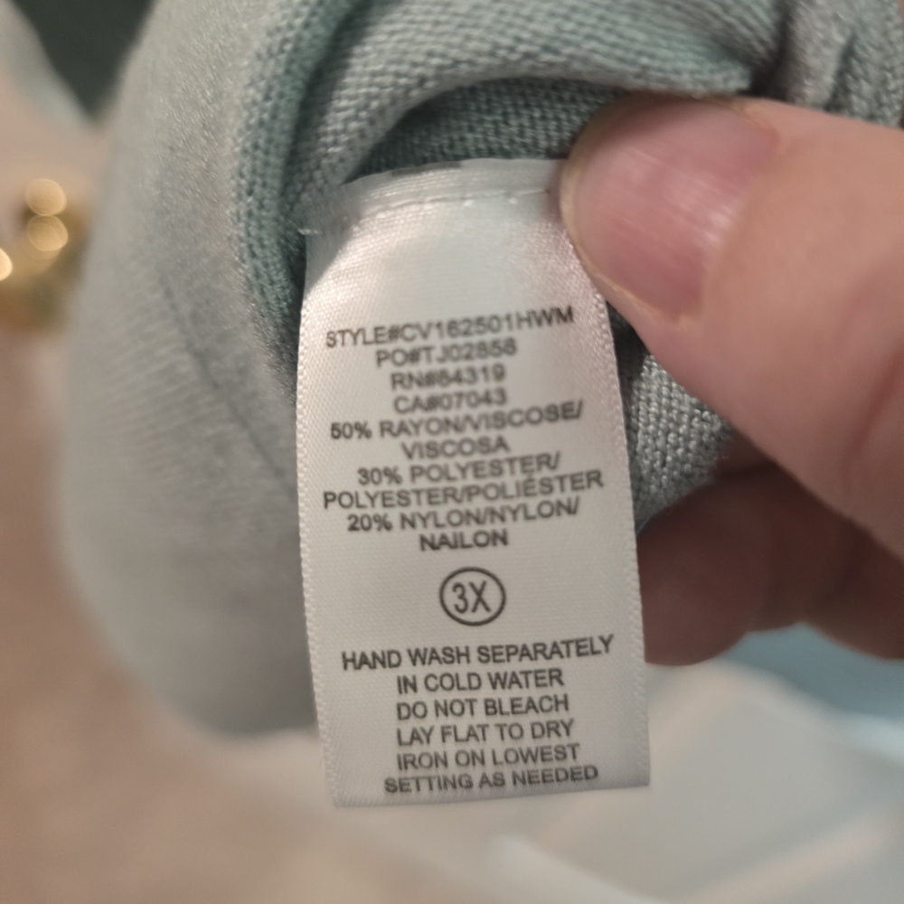 Cyrus Light Mint Green Lightweight Oversized Knit Top - Picture 5 of 5